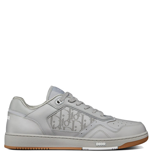 DIOR/迪奥      B27系列 男士光滑皮革和灰色老花印花皮革运动鞋3SN272ZIJ_H868