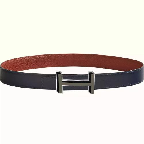  HERMES爱马仕 22年秋冬 男士 腰带 Boucle de ceinture H 3D %26 Cuir de ceinture reversible 3