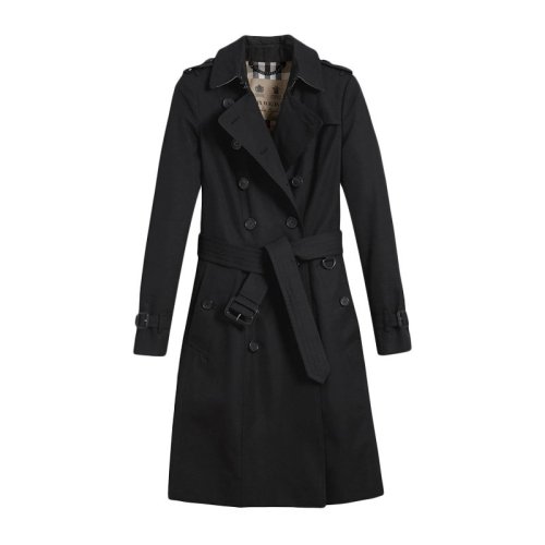 BURBERRY/博柏利  女装 服装 The Chelsea女士纯棉经典双排扣长款风衣 女士风衣