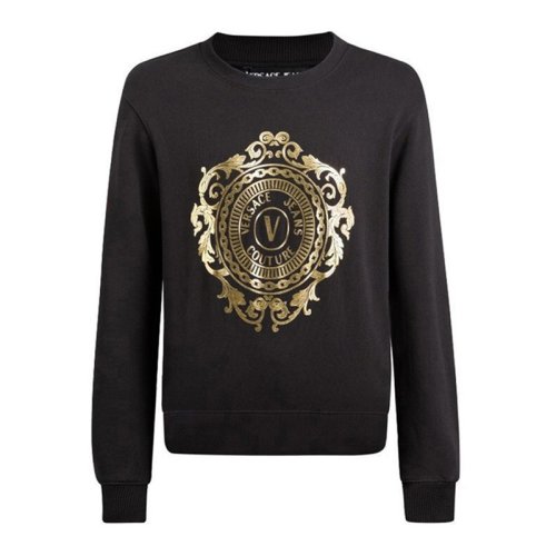  VERSACE JEANS COUTURE 男士黑色棉质卫衣 B7GWA73F 30453 K42 PLFSX