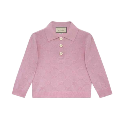 GUCCI/古驰  新款粉色羊毛女士针织衫/毛衣   aq
