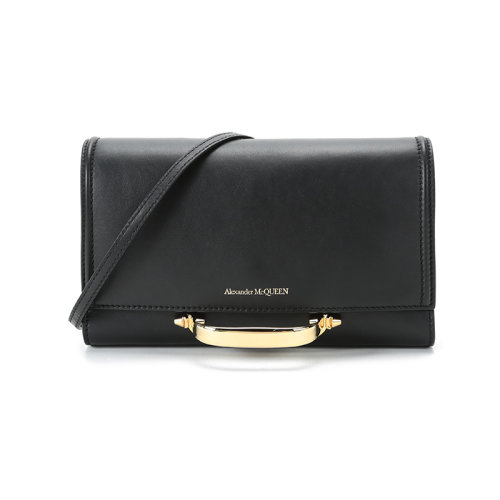 Alexander McQueen/亚历山大麦昆 女士牛皮Story单肩斜挎包手拿包小号 630261 D78UT
