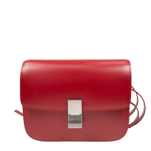  CELINE/赛琳 思琳 女包 时尚百搭红色皮质单肩包 189173DLS-27ED