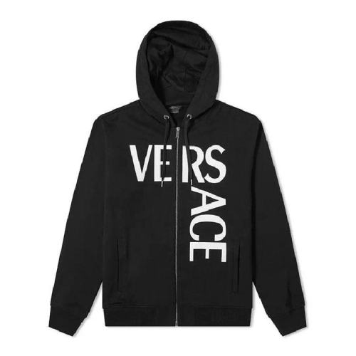 VERSACE/范思哲 男士黑色棉质卫衣 1001083-1A00719-1B000 PLFSX