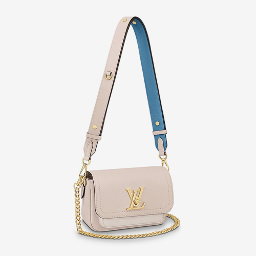 Louis Vuitton/路易威登  柔软粒面小牛皮 链条 手拿单肩斜挎包