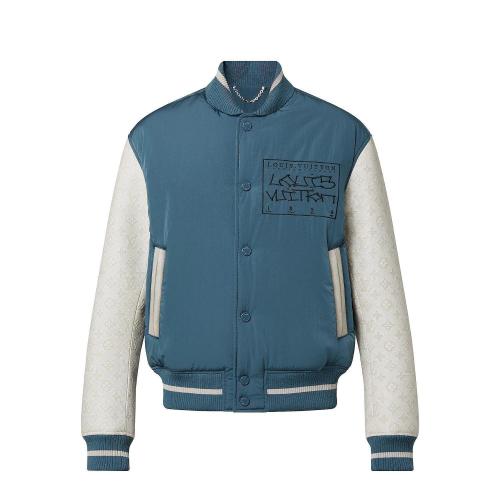  LV路易威登 22年秋冬 男士 夹克 混合皮革泰迪绒束腰夹克 1AAHGY 1AAHGX 1AAHGW 1AAHGV 1AAHGU