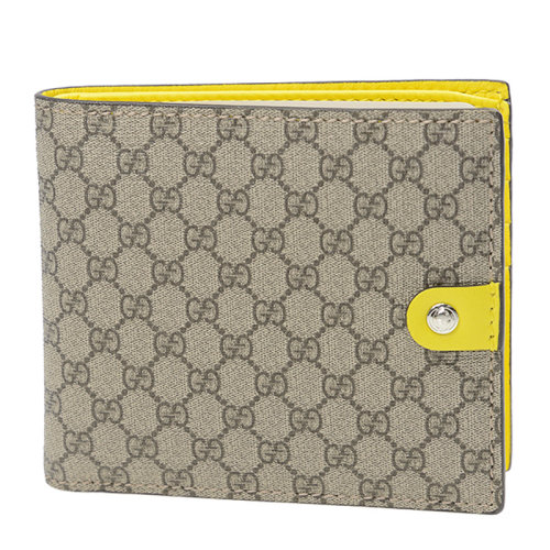 GUCCI/古驰 男士双G图案咖色短款钱包钱夹365477-FX53N-8594