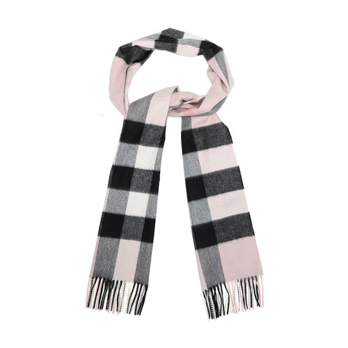 BURBERRY/博柏利  巴宝莉女士粉红拼色羊绒时尚百搭围巾/披肩围巾   80155491  GMH0012BC