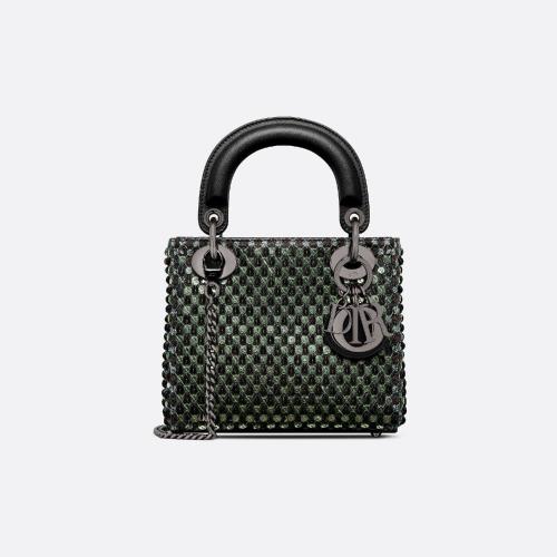  DIOR迪奥 22年秋冬 女士 手提包 Sac Lady Dior Mini M0505BRQA_M924