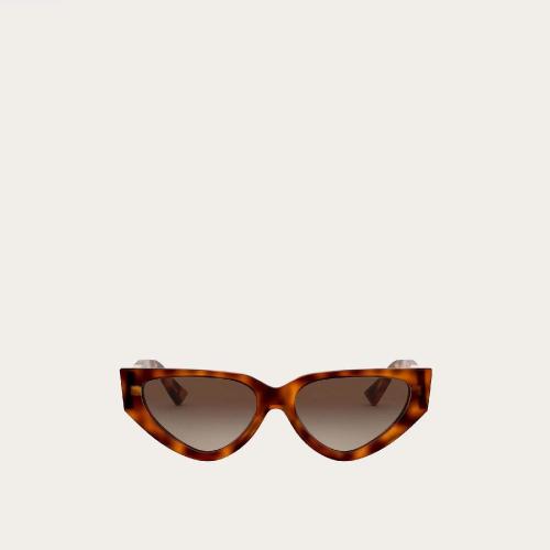  VALENTINO华伦天奴 22年秋冬 女士 太阳眼镜 LUNETTES DE SOLEIL FORME OEIL DE CHAT EN ACéT 预定商品1-3周发货