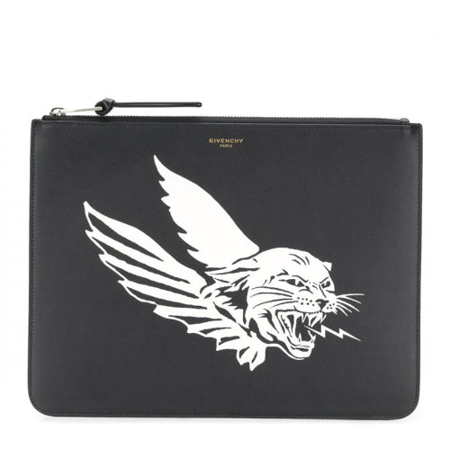 Givenchy/纪梵希 男士飞猫印花手拿包钱包男包BK600JK0BG-004