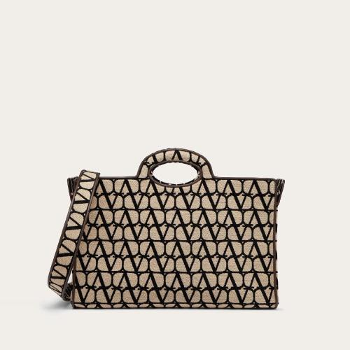  VALENTINO华伦天奴 22年秋冬 女士 手提包 CABAS LA TROISIEME EN TOILE ICONOGRAPHE 2W2B0L29