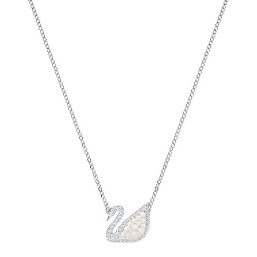 Swarovski/施华洛世奇 女士 白色镀铑标志性珍珠天鹅项链 女士项链 5416605