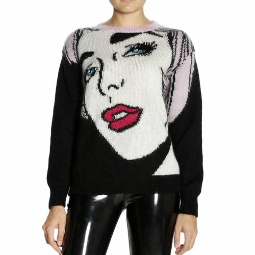 MOSCHINO/莫斯奇诺  秋冬 女性 时尚 黑色 女士针织衫/毛衣 0923 5402 1555