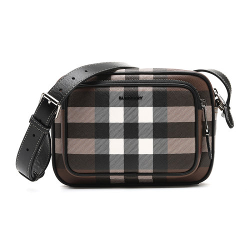 BURBERRY/博柏利男士格纹单肩包斜挎背提包8049145