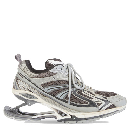 Balenciaga/巴黎世家 X-PANDER系列 女士灰色网眼和尼龙运动鞋653870W2RA31212