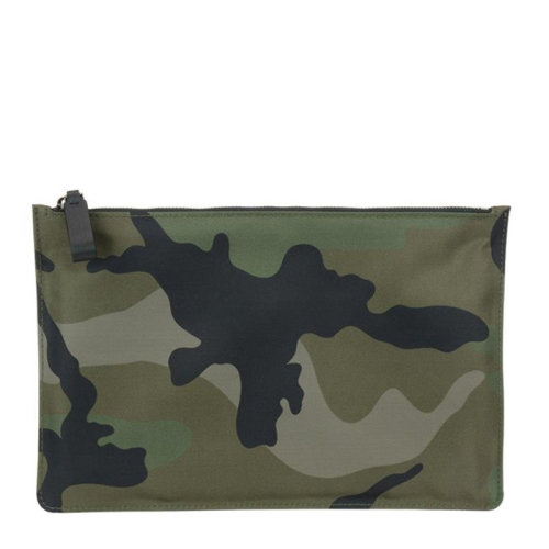 Valentino/华伦天奴 男士军绿色卡姆手拿包PY2P0483-NCD-Y28