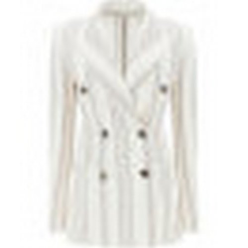 MaxMara/麦丝玛拉 女士米白色亚麻西装上衣 ALLORO 001 PLFSX