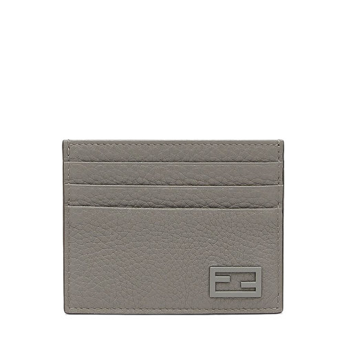 FENDI/芬迪 20  男士灰色小牛皮FF徽标卡片夹7M0164AG0LF0ZJ4