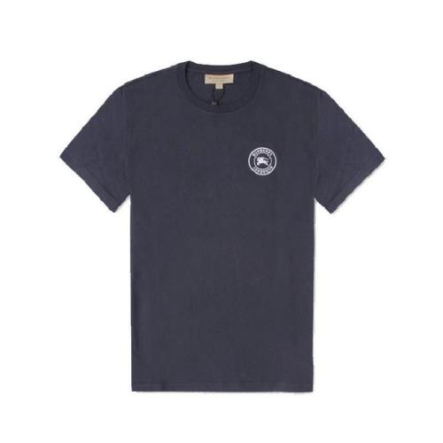  BURBERRY/博柏利 男士深蓝色棉质短袖T恤 80040541 PLFSX