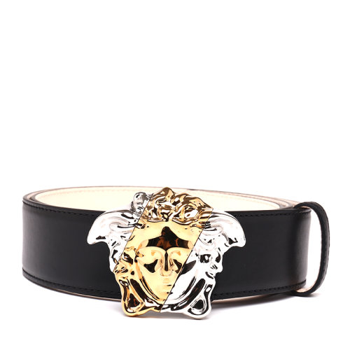 VERSACE/范思哲 美杜莎双色金属头男士腰带皮带DCU8443DV3TN