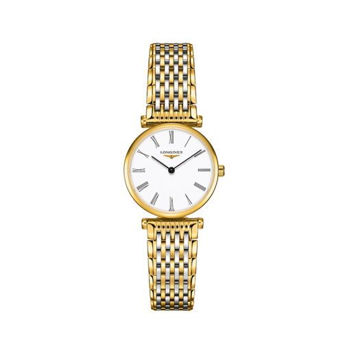LONGINES/浪琴  嘉岚系列白色表盘石英机芯女士腕表24毫米L4.209.2.11.7
