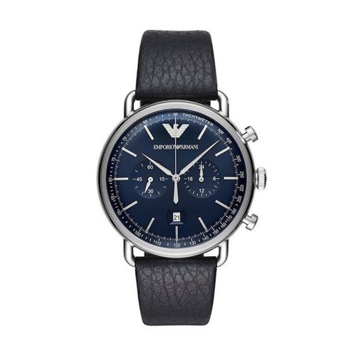 Emporio Armani/安普里奥阿玛尼男士知性儒雅 日历点缀石英手表AR11105