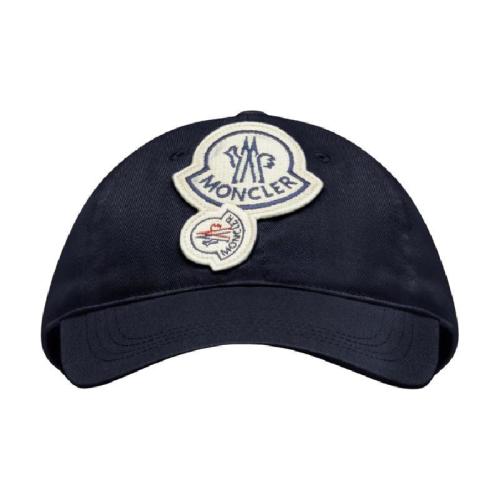  MONCLER蒙可蒙克莱 22年秋冬 男士 帽子 Double Logo Baseball Cap H10913B0001904863778