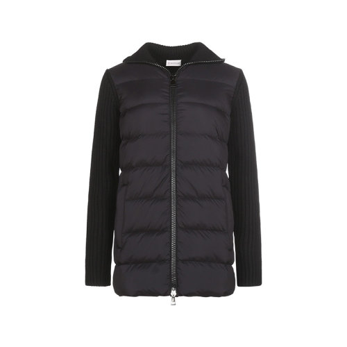 Moncler/蒙克莱 女士聚酰胺/羊毛鹅绒羽绒服针织外套 9B00016 M1131