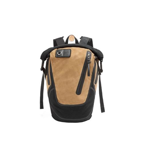  LOEWE罗意威 22年秋冬 男士 双肩包 Technical backpack in recycled canvas and suede B664G0 预定商品1-3周发货