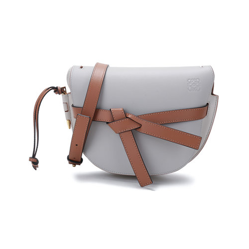 LOEWE/罗意威女士Gate系列牛皮革单肩斜挎包马鞍包小号 A650T20X31