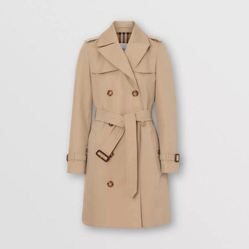  BURBERRY 22年秋冬 女士 伊斯灵顿版型 - 短款 Trench 风衣 80168261 预定商品1-3周发货