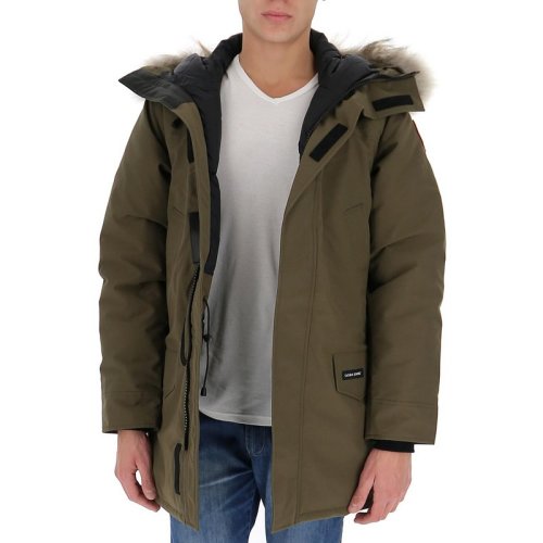  CANADA GOOSE/加拿大鹅 男士军绿色聚酯纤维羽绒服 2062M 49