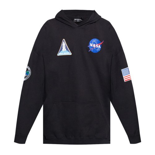  Balenciaga/巴黎世家 男士黑色棉质卫衣 651799 TKVD8 1070 PLFSX