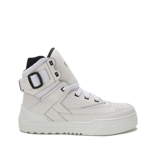 FENDI/芬迪 男士牛皮高帮系带运动鞋 7E1397 SNY