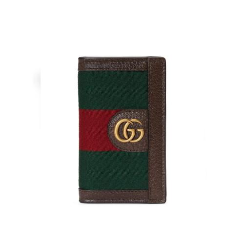  GUCCI古驰 22年秋冬 男士 双G织带卡包 722932 HE2VT 8742