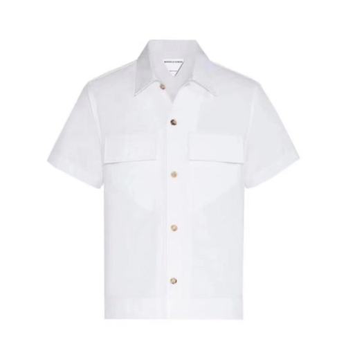 Bottega Veneta/葆蝶家  新款棉质时尚百搭男士短袖衬衫【主推】