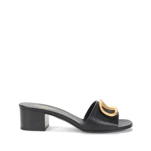 Valentino/华伦天奴 2021款 女士皮革中跟凉鞋拖鞋 VW2S0M60 HWS