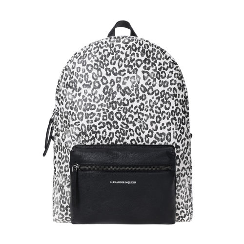 AlexanderMcQueen/亚历山大麦昆 男士PVC牛皮双肩包 455895 DYD1R