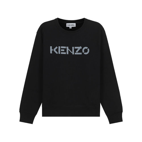 KENZO/高田贤三 女士棉质圆领长袖卫衣运动衫LOGO印花图案 2SW821 4ML