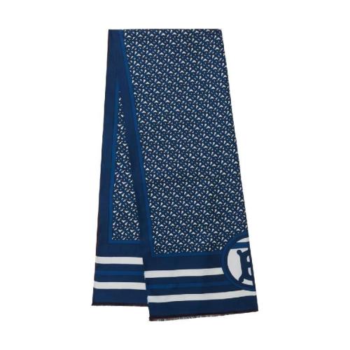  BURBERRY 22年秋冬 男士 双面专属标识印花丝巾 80396201 预定商品1-3周发货