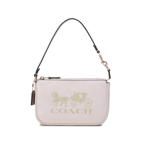 COACH/蔻驰【22春夏新款】女士皮革手提单肩包腋下包手拿包 C4653