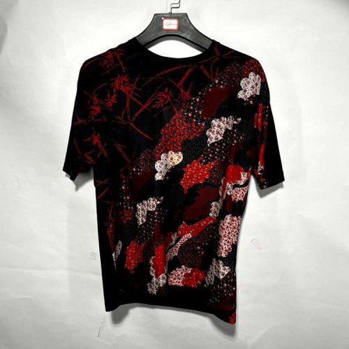 Emporio Armani/安普里奥阿玛尼 黑红混色男士短袖T恤