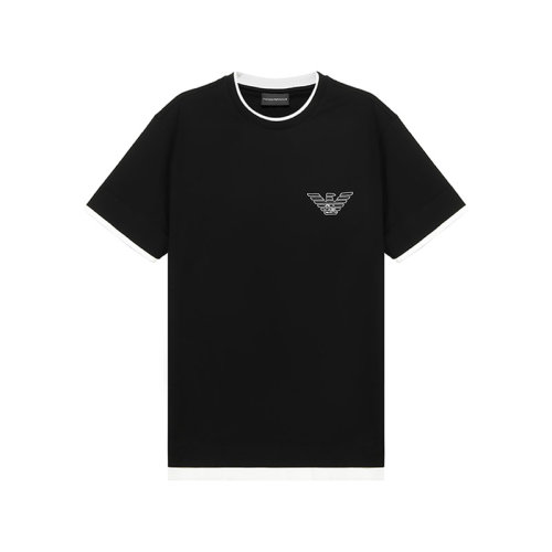 EmporioArmani/安普里奥阿玛尼 男士短袖T恤 男士棉质圆领短袖T恤 6H1TH4 1JTUZ