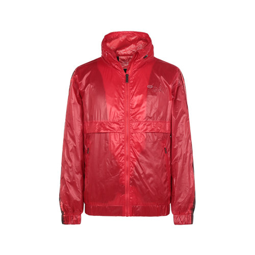 FILA/斐乐 男士聚酰胺纤维隐藏式连帽夹克外套上衣 683125