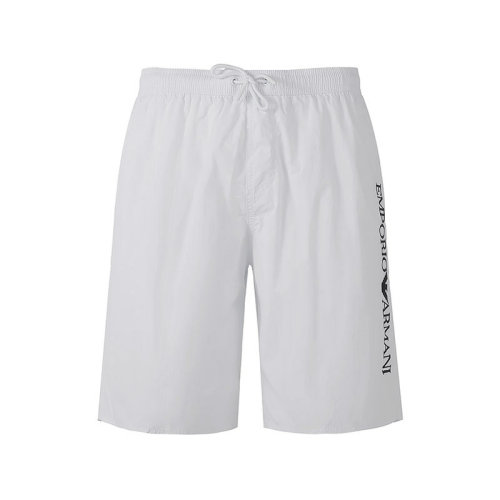 Emporio Armani/安普里奥阿玛尼  男士抽绳式游泳裤沙滩裤运动短裤五分裤LOGO刺绣 211753 2R422