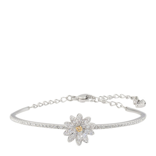 Swarovski/施华洛世奇 ETERNAL FLOWER系列女士镀白金色仿水晶花漾魔力雏菊手环手镯手链