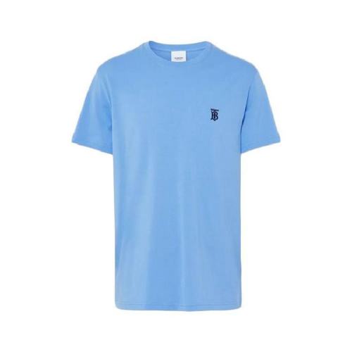  BURBERRY/博柏利 男士蓝色棉质短袖T恤 80400611 PLFSX