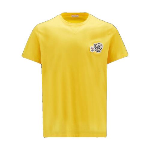  MONCLER蒙可蒙克莱 22年秋冬 男士 短袖T恤 Double Logo T-Shirt H20918C000268390Y187