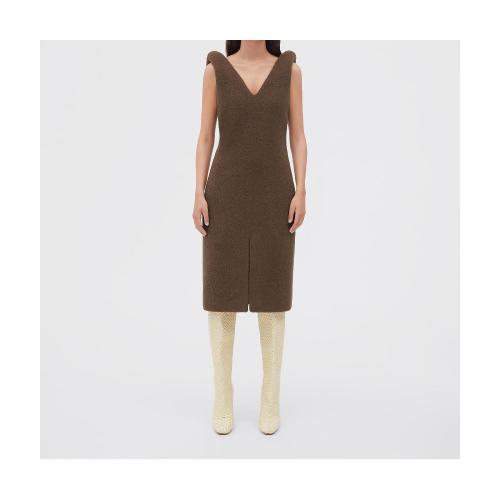  BV葆蝶家 22年秋冬 女士 连衣裙 robe en alpaga double-face， laine et mohair 708431V2C9026